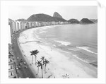 Copacabana Beach with Sugarloaf Mountain by Anonymous