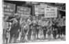 Child Textile Workers Holding Protest Signs During Strike by Anonymous