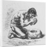Man Using Mortar and Pestle by Anonymous