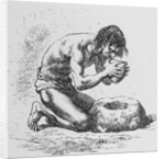 Man Using Mortar and Pestle by Anonymous
