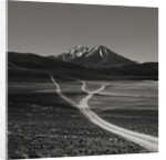 Dirt Road Leading to Mountains by Anonymous