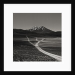Dirt Road Leading to Mountains by Anonymous
