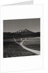 Dirt Road Leading to Mountains by Anonymous