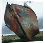 Abandoned Boat Hull by Anonymous