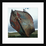 Abandoned Boat Hull by Anonymous