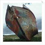 Abandoned Boat Hull by Anonymous