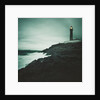 Lighthouse Beacon During a Storm by Anonymous