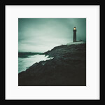 Lighthouse Beacon During a Storm by Anonymous