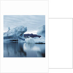 Icebergs Reflected in Water by Anonymous