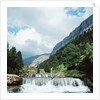 Waterfall in a Valley by Anonymous