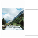 Waterfall in a Valley by Anonymous