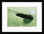 Golf Ball on the Edge of the Hole by Anonymous