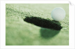 Golf Ball on the Edge of the Hole by Anonymous
