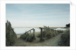 Railing Converging on a Beach by Anonymous