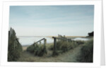 Railing Converging on a Beach by Anonymous