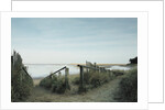 Railing Converging on a Beach by Anonymous