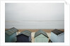 Cabanas on Empty Beach by Anonymous