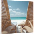 Beach Chairs on a Beach by Anonymous