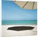 Shadow of Umbrella on the Beach by Anonymous