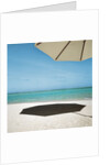 Shadow of Umbrella on the Beach by Anonymous