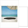 Shadow of Umbrella on the Beach by Anonymous
