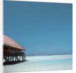Beach Hut Over Shallow Water by Anonymous