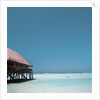 Beach Hut Over Shallow Water by Anonymous