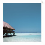Beach Hut Over Shallow Water by Anonymous