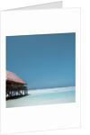 Beach Hut Over Shallow Water by Anonymous