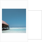 Beach Hut Over Shallow Water by Anonymous