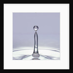 Droplet of Water and Ripple by Anonymous