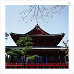 Exterior of an Asian building by Anonymous