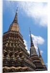 Temple Spires Bangkok Thailand by Anonymous