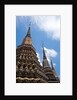 Temple Spires Bangkok Thailand by Anonymous