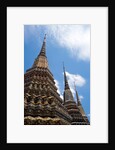 Temple Spires Bangkok Thailand by Anonymous