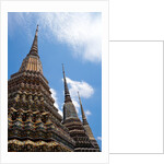 Temple Spires Bangkok Thailand by Anonymous