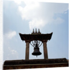 A bell tower and bell by Anonymous