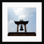 A bell tower and bell by Anonymous