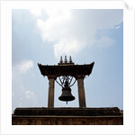 A bell tower and bell by Anonymous