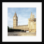 Westminster and Big Ben with Millennium Wheel in the background by Anonymous