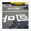 Road markings on a Japanese street by Anonymous