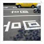 Road markings on a Japanese street by Anonymous