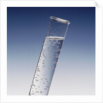 Bubbling Liquid in Test Tube by Anonymous