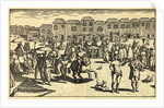 Citizens Shopping at Marketplace by Anonymous