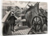 Men Hoisting Cable from Aboard Ship by Anonymous
