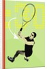 Tennis action by Anonymous