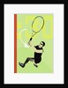 Tennis action by Anonymous