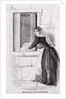 Woman Placing Child at Orphanage Door by Anonymous