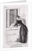 Woman Placing Child at Orphanage Door by Anonymous