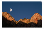 Moon over Streaked Wall Formation by Anonymous